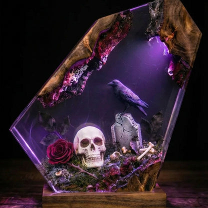 Tiny Worlds Handcrafted Resin Diorama Light🌎