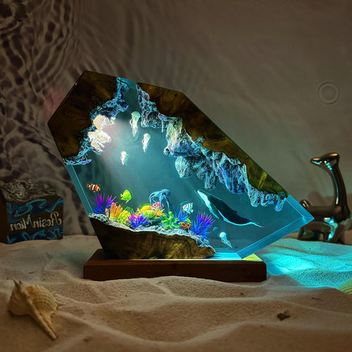 Tiny Worlds Handcrafted Resin Diorama Light🌎