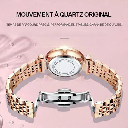 🌟Women's Luxury Shiny Waterproof Stainless Steel Watch