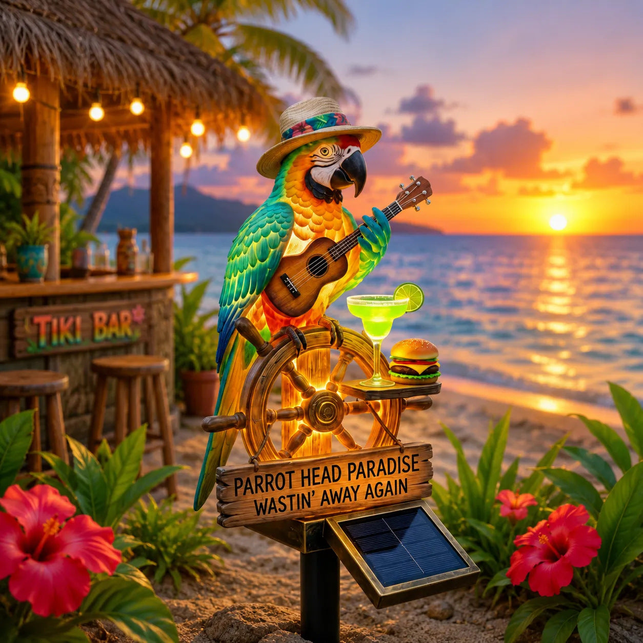 Tropical Parrot Solar Garden Light🦜