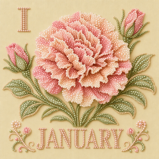 ✨Birth Month Flower Pearl Painting Kit