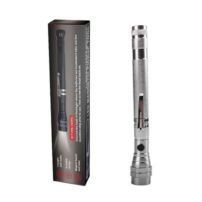 🔦50% OFF!🏕️Multifunctional Magnetic Telescopic Flashlight – Extendable, 360° Gooseneck, Super Bright 🛠️