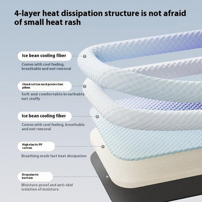 Pet Cooling Pad Mat for Dogs and Cats - Ice Silk Summer Cool Bed Blanket