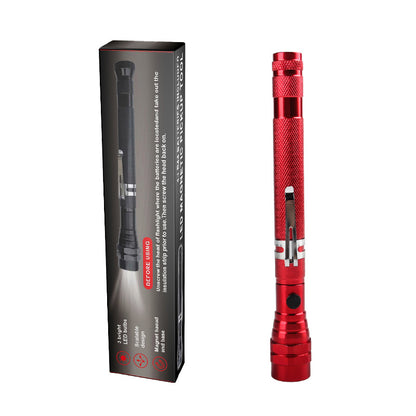🔦50% OFF!🏕️Multifunctional Magnetic Telescopic Flashlight – Extendable, 360° Gooseneck, Super Bright 🛠️