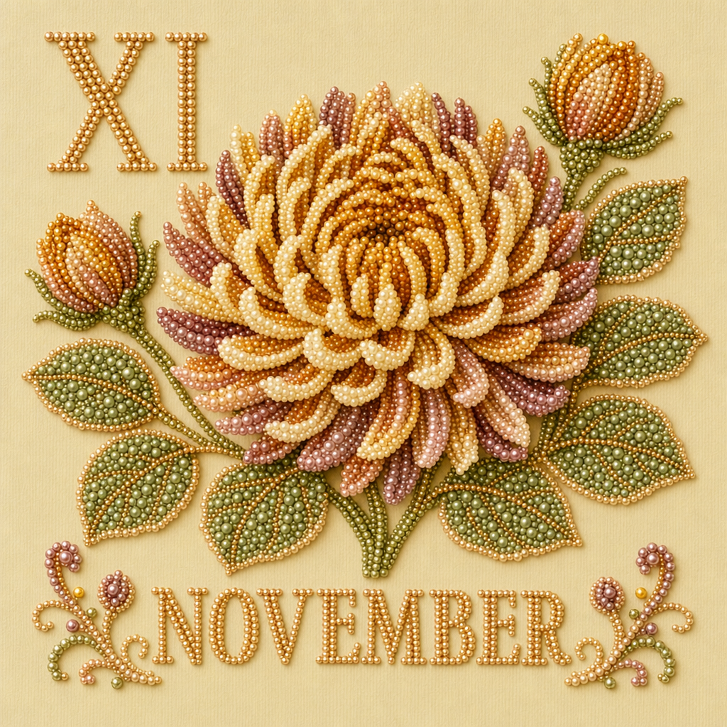 Birth Month Flower Pearl Painting Kit✨