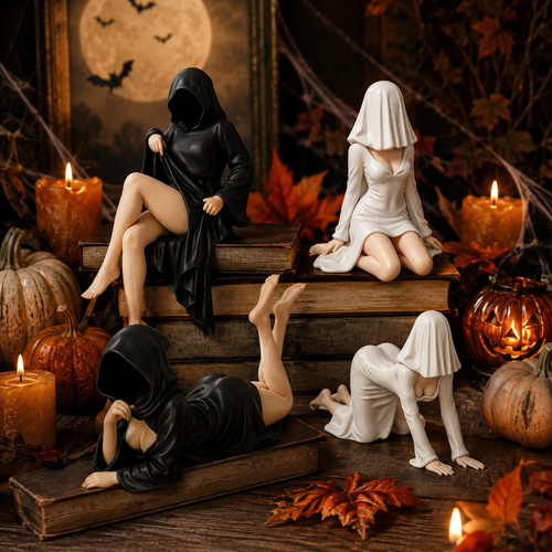 🔥Veiled Spirit👻 Halloween Ghost Figurines🫦