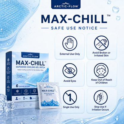 MAX-CHILL™ Outdoor Cooling Gel Patch