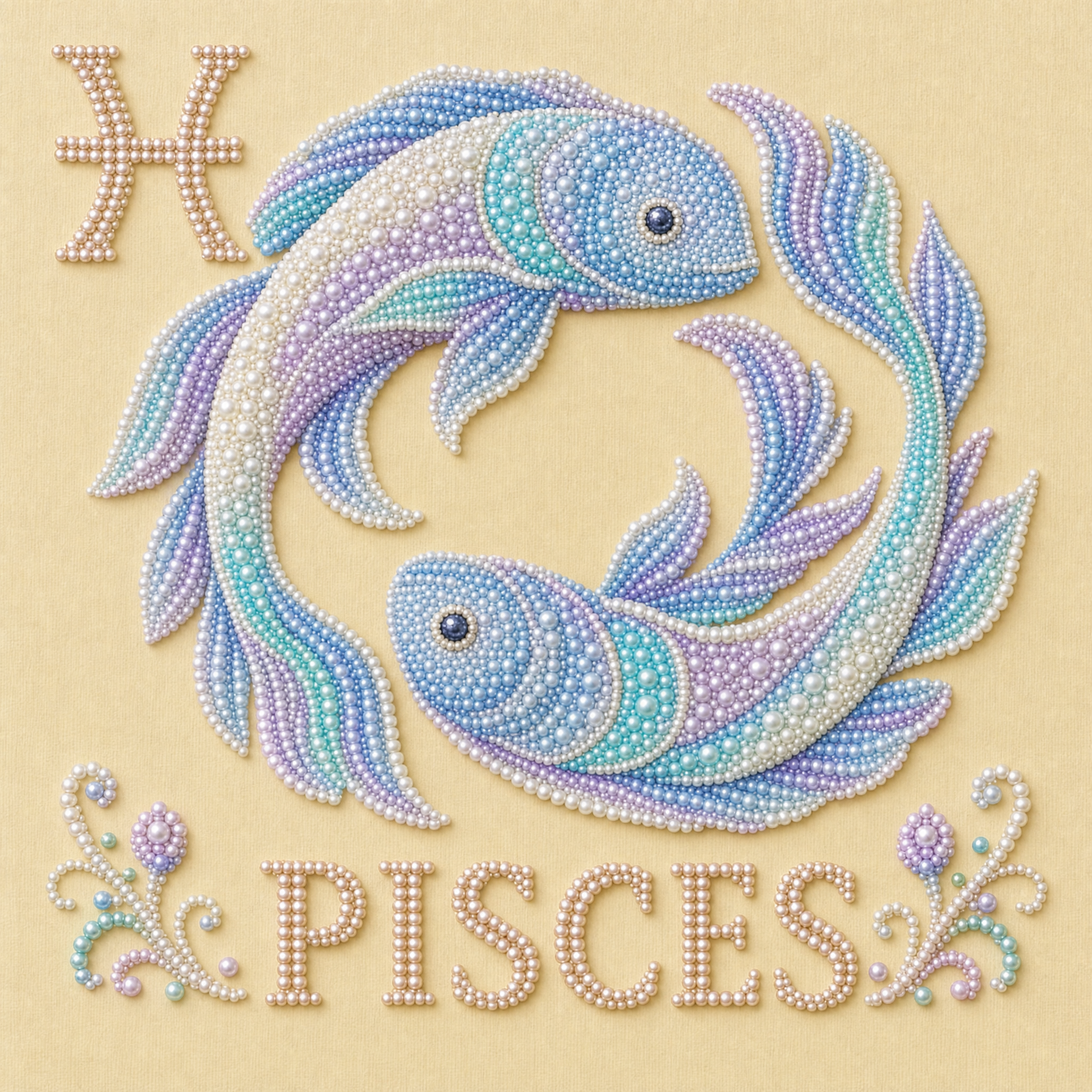 ✨Zodiac Pearl Painting Kit – 12 Unique Signs