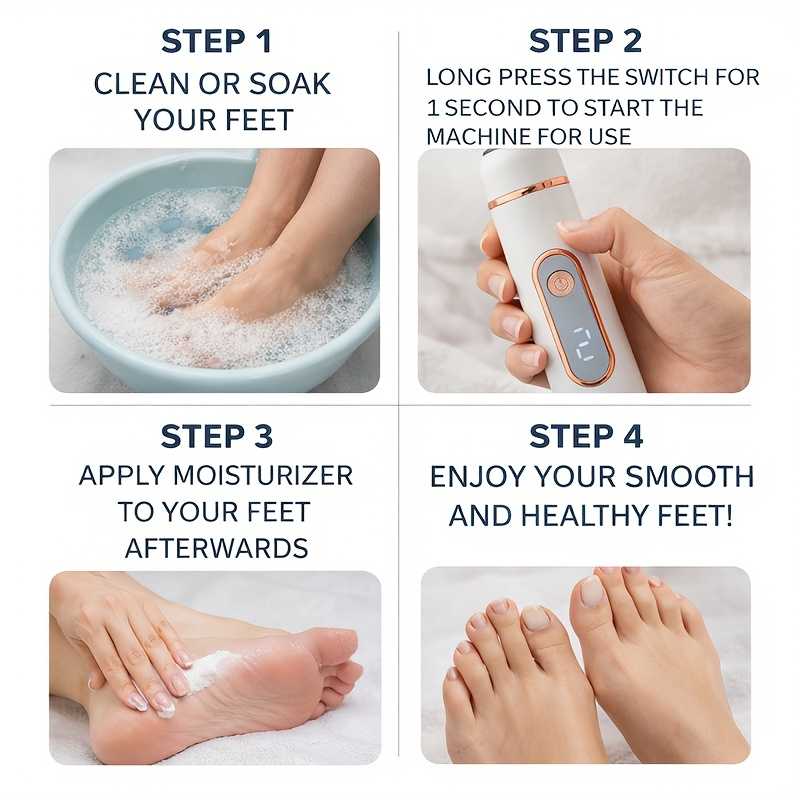 Rechargeable Electric Heel Callus Remover