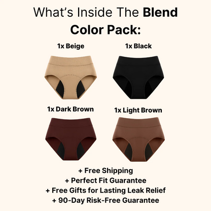 🎁💖Last Day 50% OFF| LBWLBW 100% Leak-Proof Underwear 4-pack