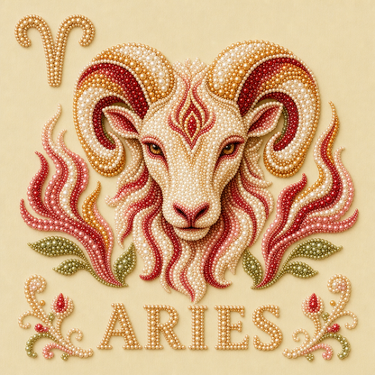✨Zodiac Pearl Painting Kit – 12 Unique Signs