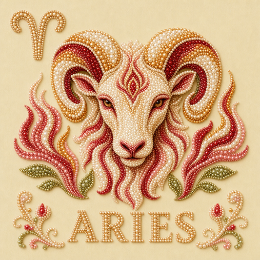 ✨Zodiac Pearl Painting Kit – 12 Unique Signs