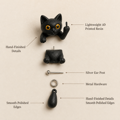 Cheeky Animal Peekaboo Earrings🎃