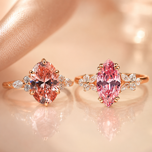 Padparadscha-Inspired Sunset Glow Ring🌄