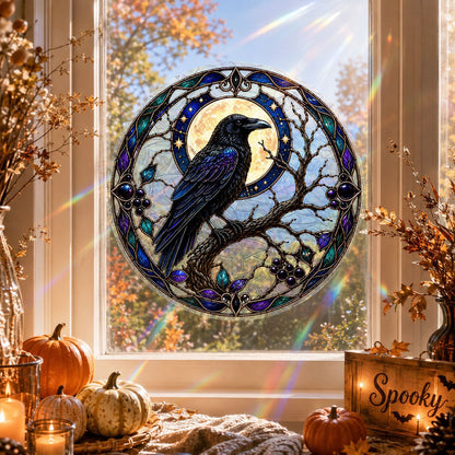 Sunlit Seasons👻 Stained-Glass-Style Window Clings🪟✨