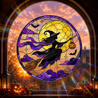 Sunlit Seasons👻 Stained-Glass-Style Window Clings🪟✨