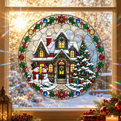 Sunlit Seasons👻 Stained-Glass-Style Window Clings🪟✨
