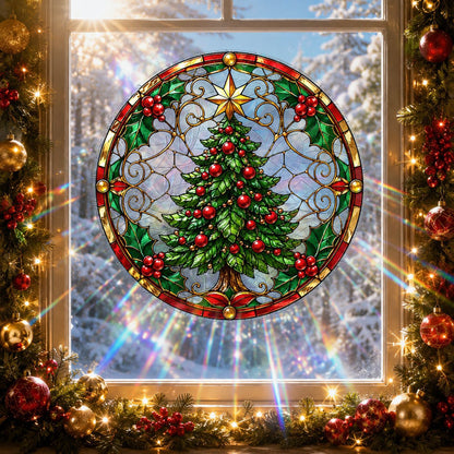 Sunlit Seasons👻 Stained-Glass-Style Window Clings🪟✨