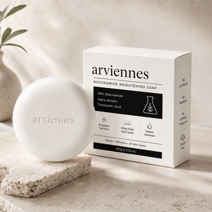 🛁 Niacinamide Skin Brightening Soap melasma dark spots freckle