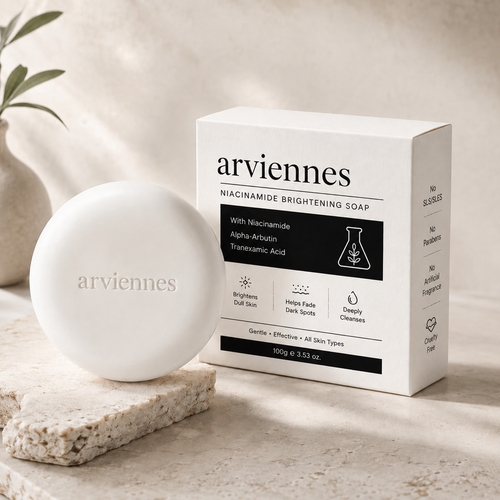 🛁 Niacinamide Skin Brightening Soap melasma dark spots freckle