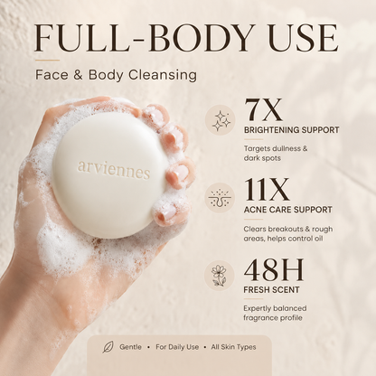 🛁 Niacinamide Skin Brightening Soap melasma dark spots freckle