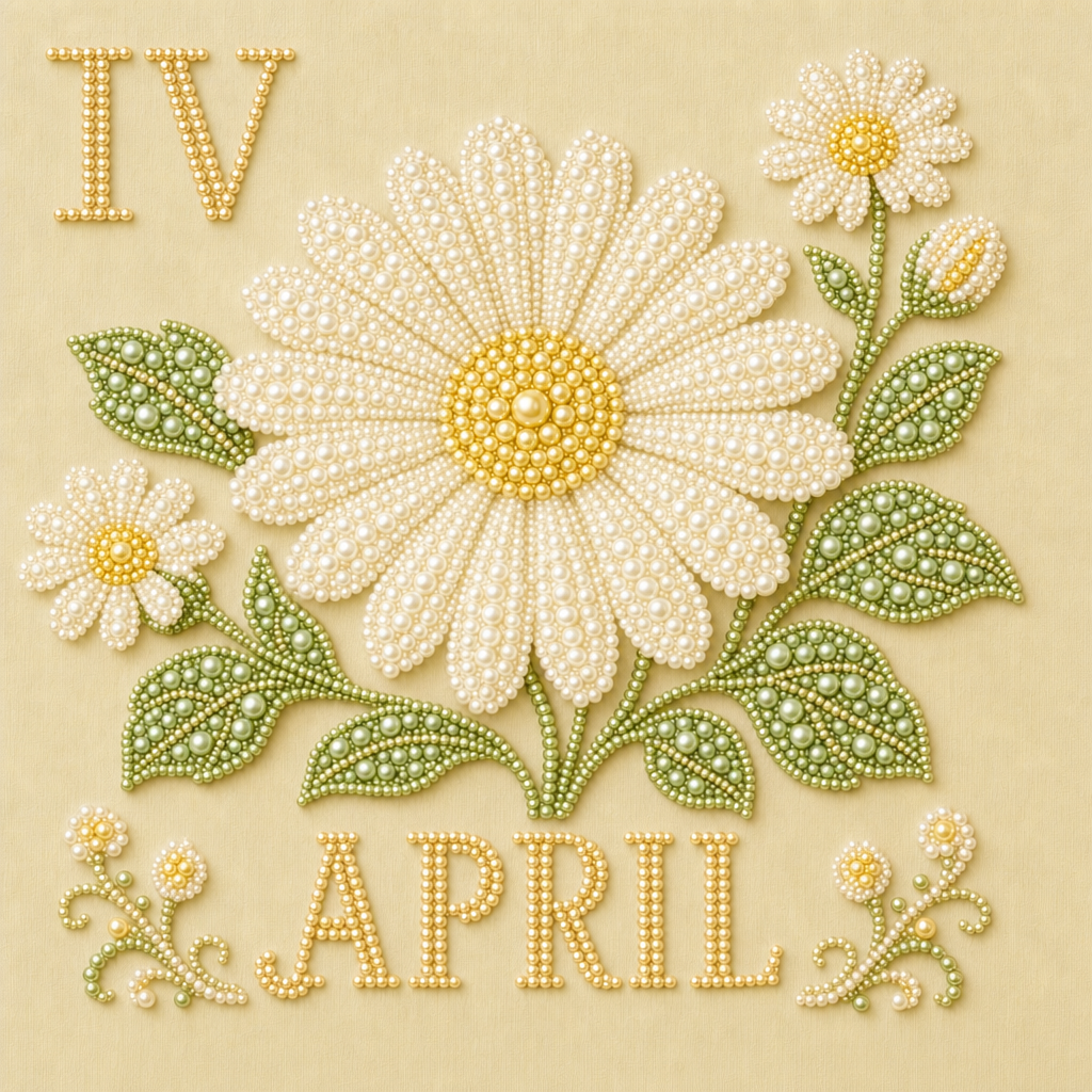Birth Month Flower Pearl Painting Kit✨