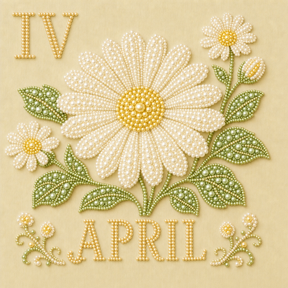 Birth Month Flower Pearl Painting Kit✨