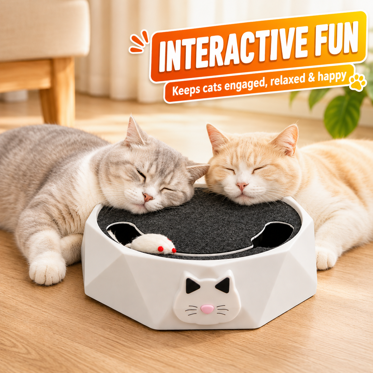 🔥Interactive Cat Turntable Toy