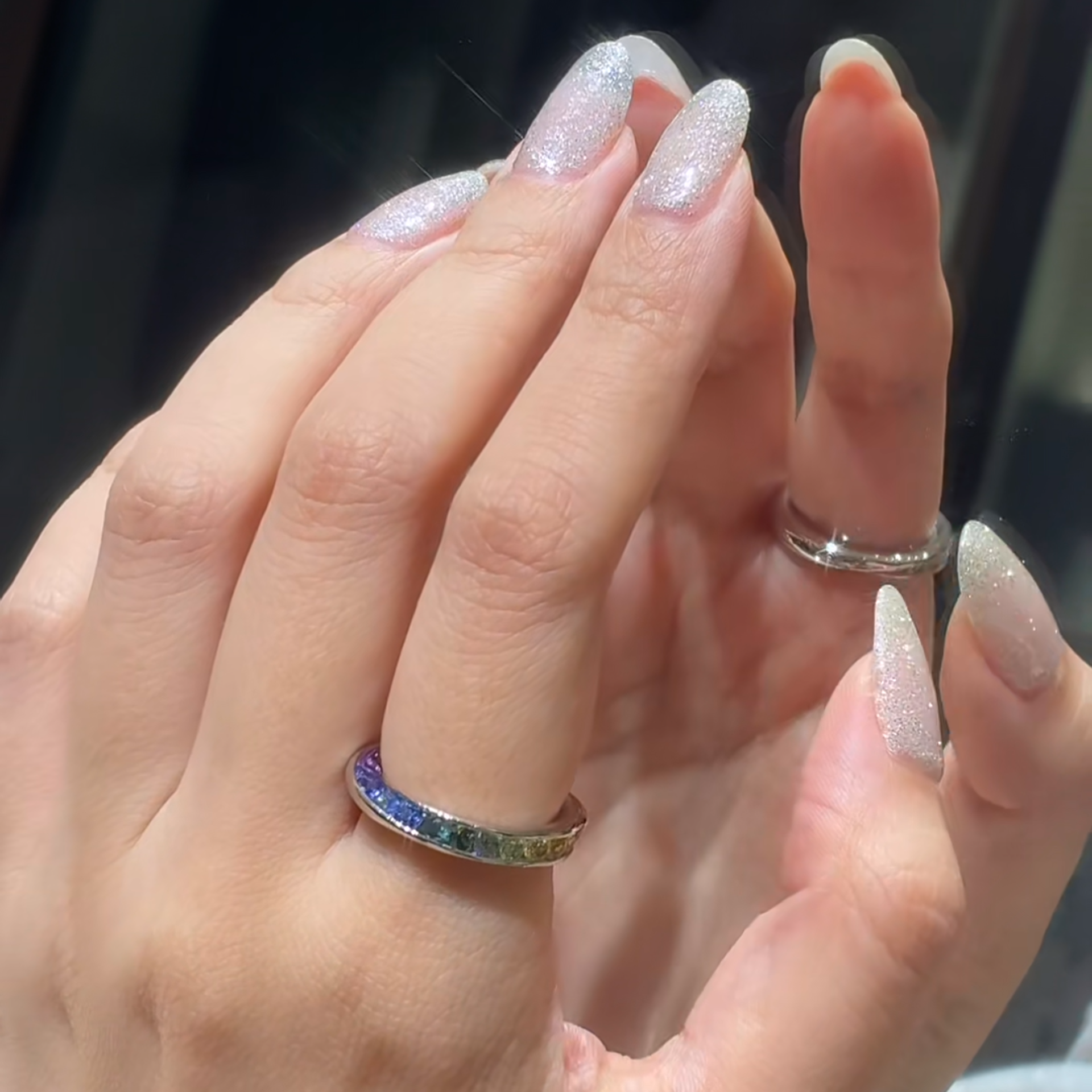 Infinity Rainbow Mobius Ring🌈