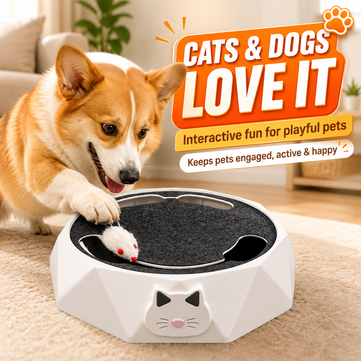 🔥Interactive Cat Turntable Toy