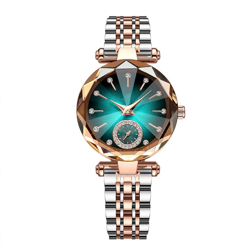 🌟Women's Luxury Shiny Waterproof Stainless Steel Watch
