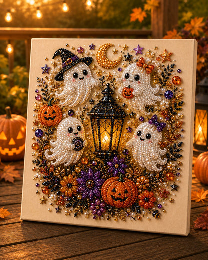 ✨ Halloween Pearl Art DIY Kit – Turn Tiny Pearls into Spooky-Cute Magic👻
