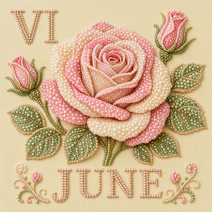 Birth Month Flower Pearl Painting Kit✨