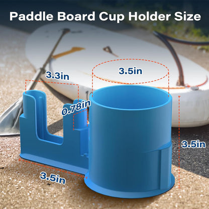 🔥2-in-1 Bungee-Mounted Paddle Board Cup & Phone Holder🚣