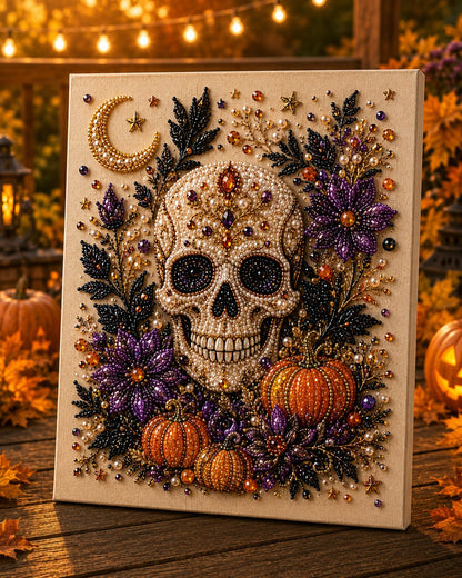 ✨ Halloween Pearl Art DIY Kit – Turn Tiny Pearls into Spooky-Cute Magic👻