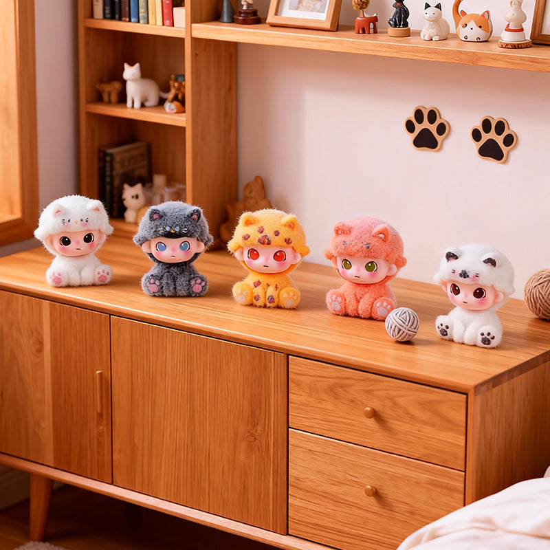 🐱Tiny Paws Flocked Kitty Mini Figurines🔥
