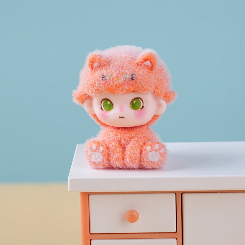 🐱Tiny Paws Flocked Kitty Mini Figurines🔥