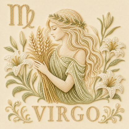 ✨Zodiac Pearl Painting Kit – 12 Unique Signs