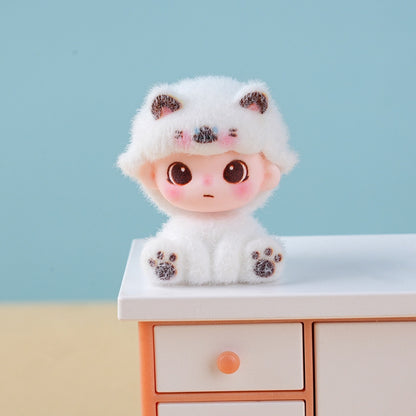 🐱Tiny Paws Flocked Kitty Mini Figurines🔥