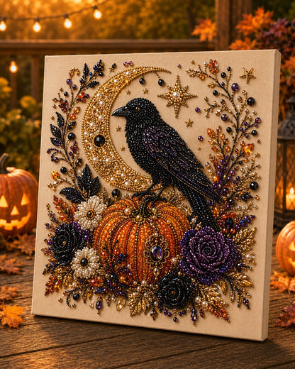 ✨ Halloween Pearl Art DIY Kit – Turn Tiny Pearls into Spooky-Cute Magic👻