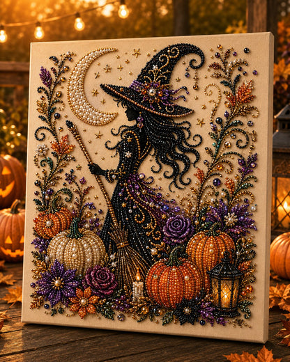 ✨ Halloween Pearl Art DIY Kit – Turn Tiny Pearls into Spooky-Cute Magic👻