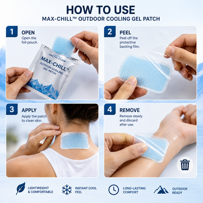 MAX-CHILL™ Outdoor Cooling Gel Patch