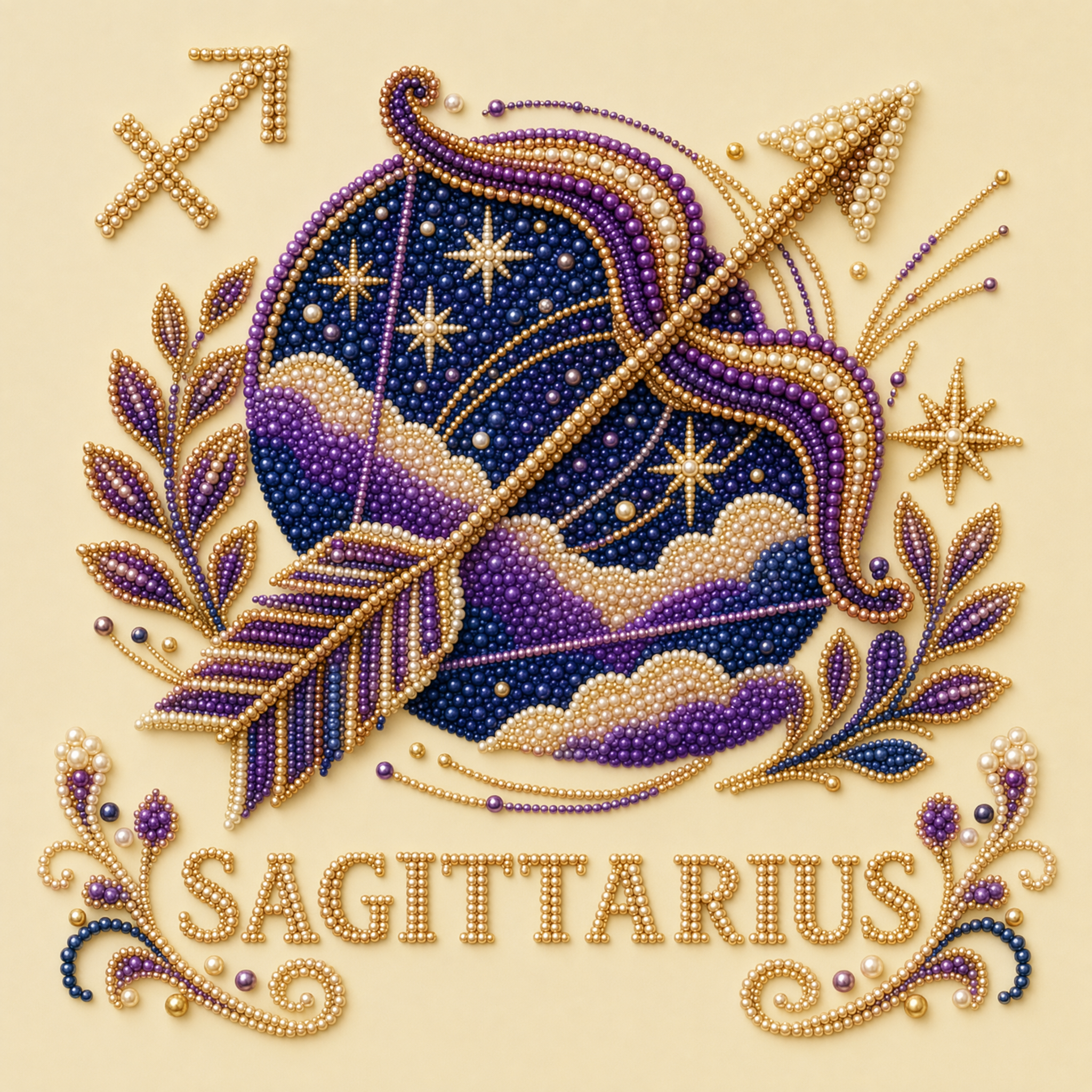 ✨Zodiac Pearl Painting Kit – 12 Unique Signs