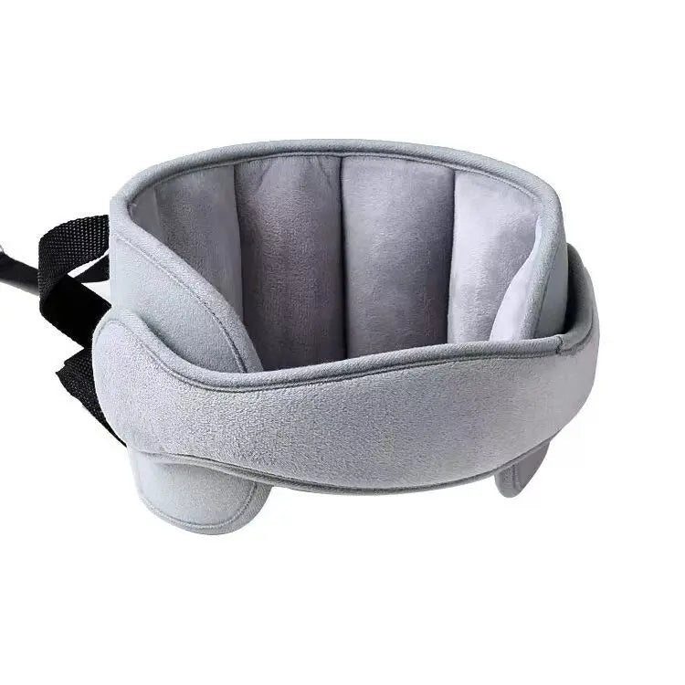 Kids Car Seat Head Support Strap, Soft Plush Adjustable Nap Support Band with Padded Side Cushions