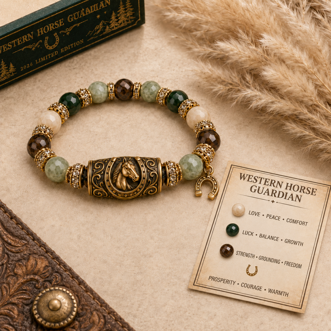 🔥Limited Edition🐎 Western Horse Guardian Crystal Bracelet👍