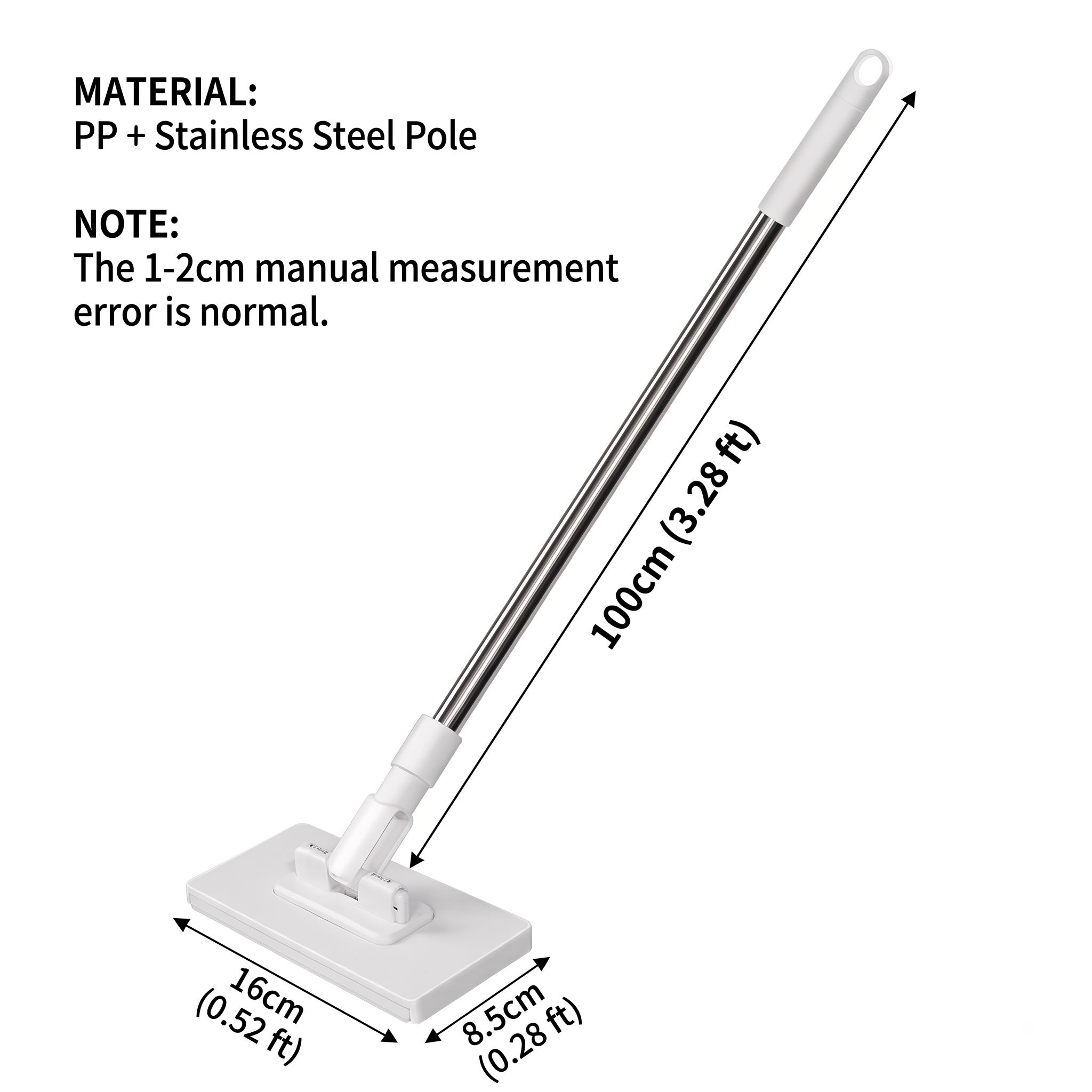 Self-Clipping Flat Mop🧹-10 Pads Included🔥