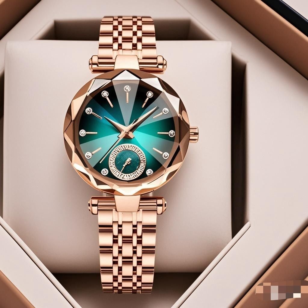 🌟Women's Luxury Shiny Waterproof Stainless Steel Watch