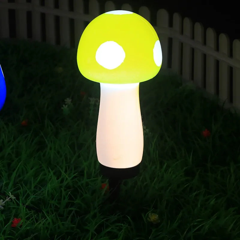 Ground-mounted waterproof mushroom decorative light🍄