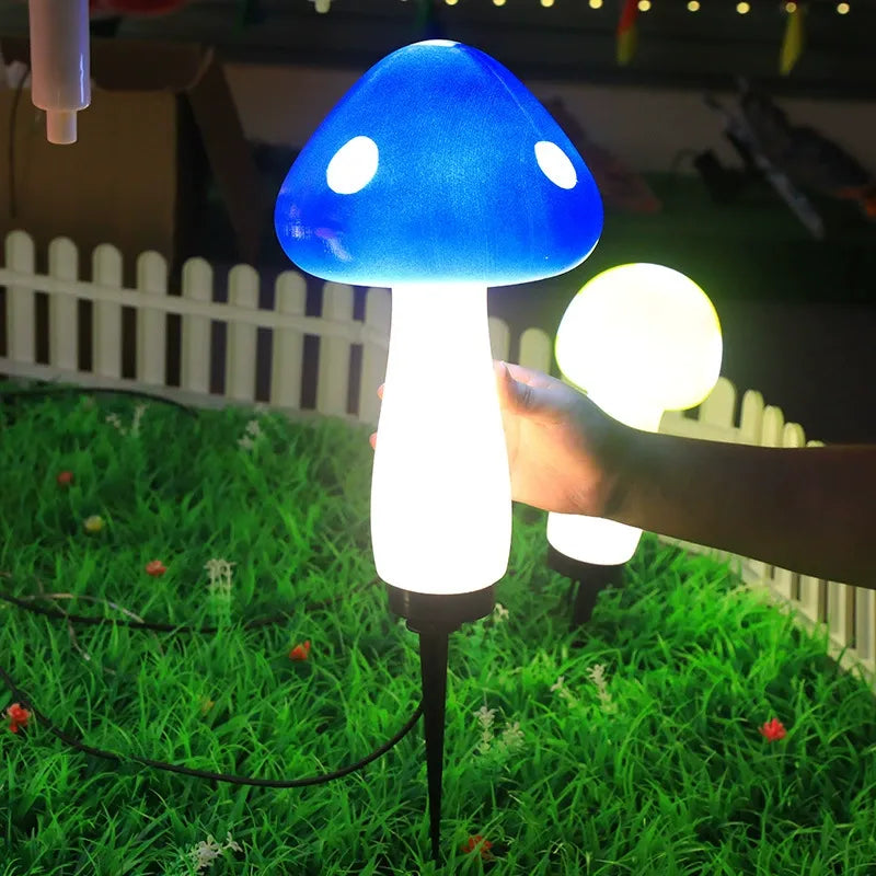 Ground-mounted waterproof mushroom decorative light🍄