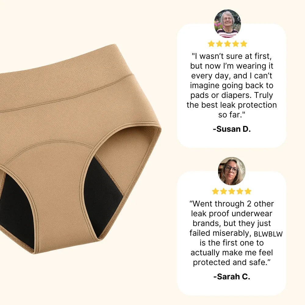 🎁💖Last Day 50% OFF| LBWLBW 100% Leak-Proof Underwear 4-pack